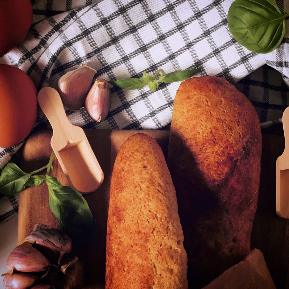 Four Gluten-Free Sourdough Baguettes