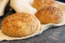 Load image into Gallery viewer, Four Gluten-Free Sourdough Hamburger Buns